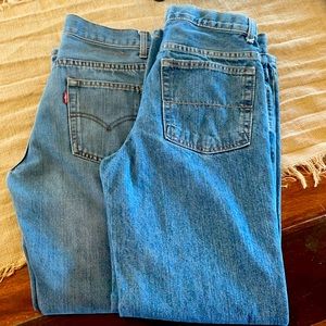 Boys jeans Levi and urban Pipeline